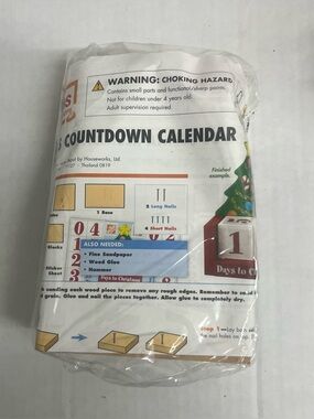 Home Depot Kids Workshop Christmas Countdown Kit Bulk Pack of 9. No stickers